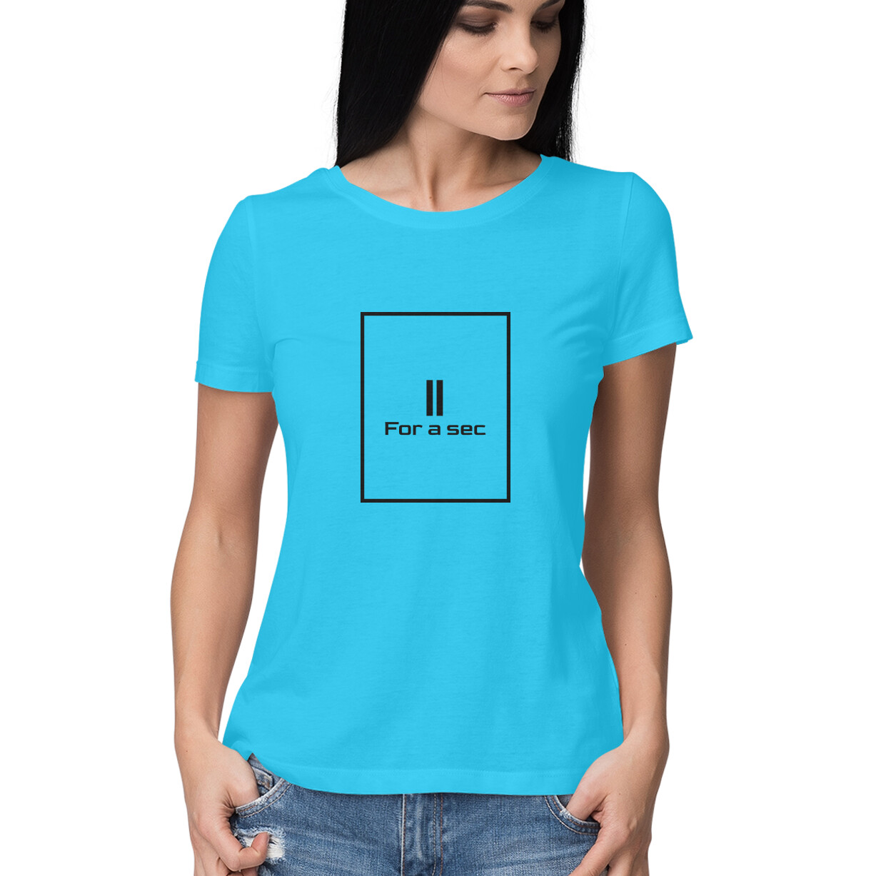 Women T-Shirt Hold for a Second - Image 9