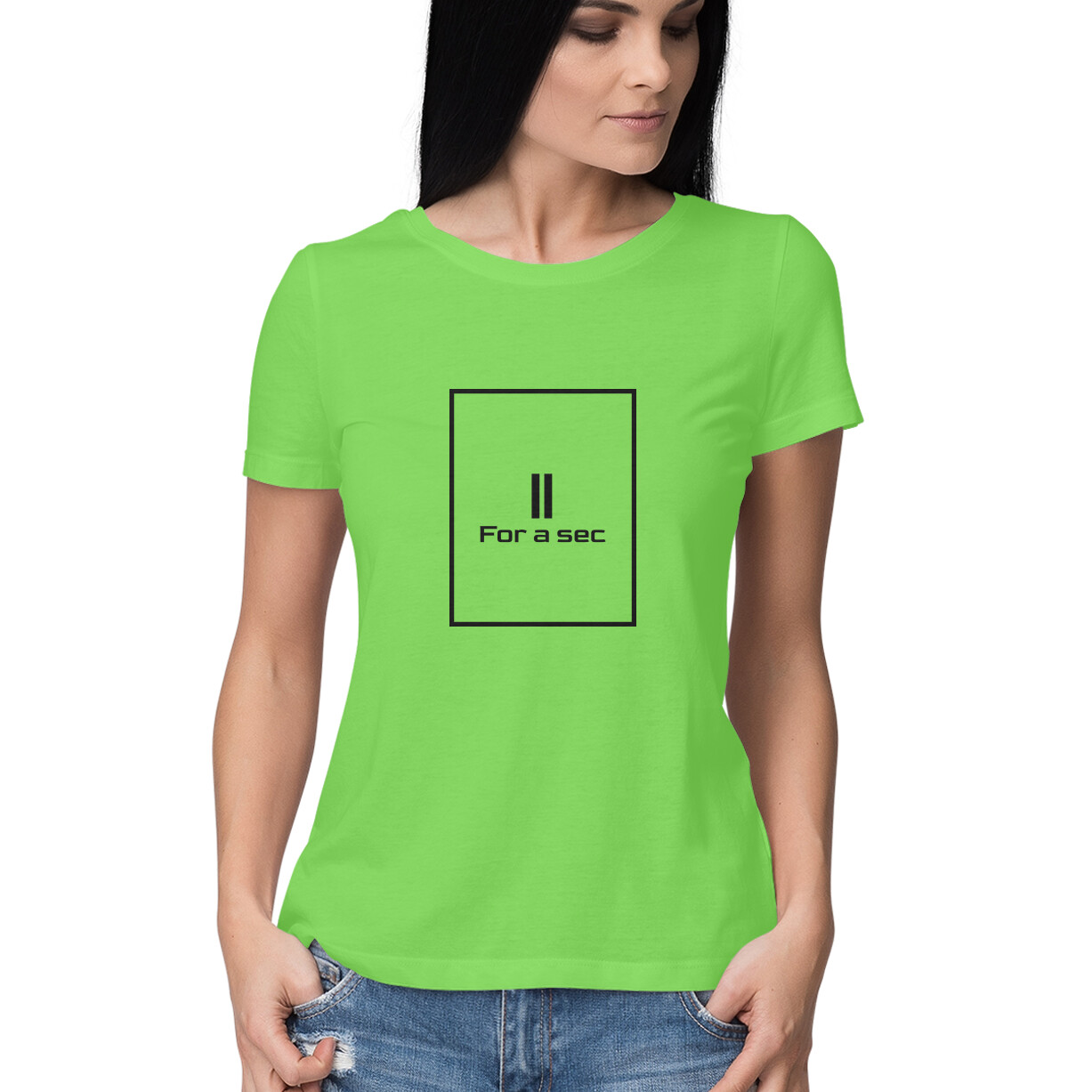 Women T-Shirt Hold for a Second - Image 13