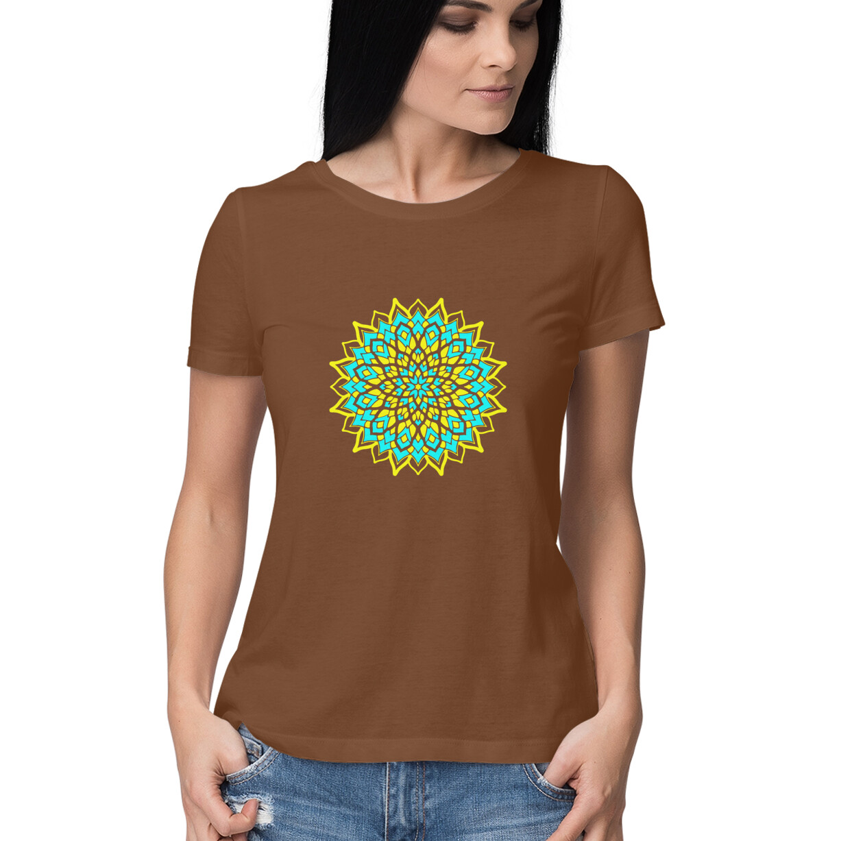 Womens T-Shirt Mandala - Image 21