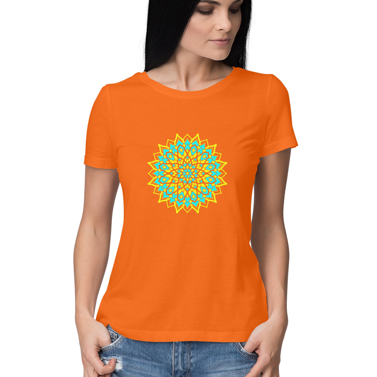 Womens T-Shirt Mandala - Image 23