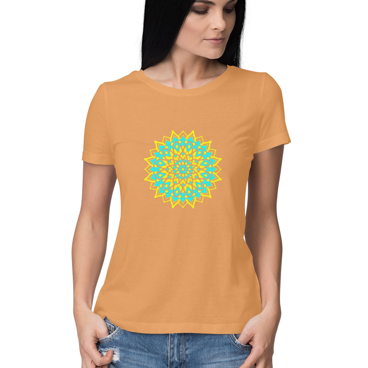 Womens T-Shirt Mandala - Image 27