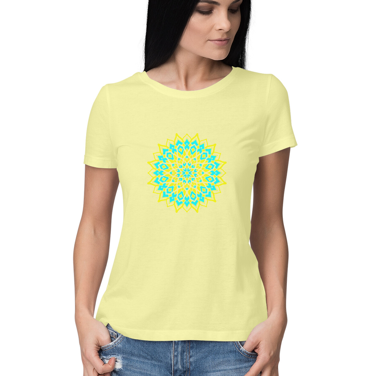Womens T-Shirt Mandala - Image 29