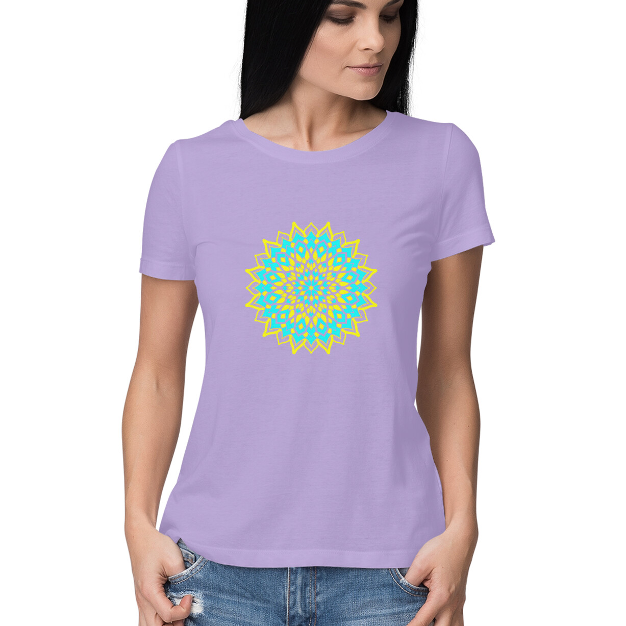 Womens T-Shirt Mandala - Image 31