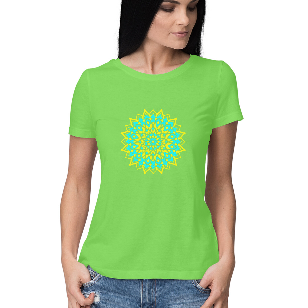 Womens T-Shirt Mandala - Image 33