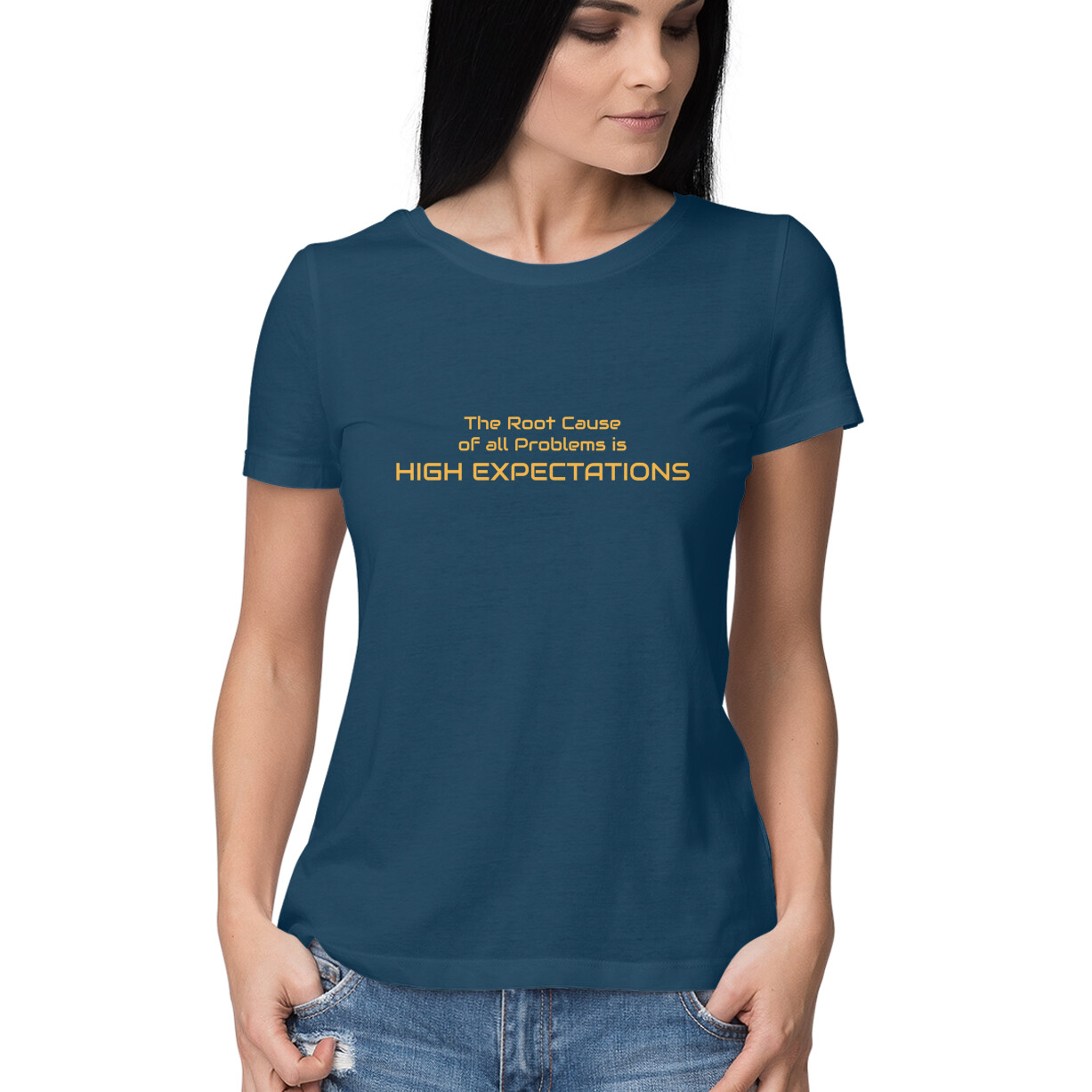 Womens T-Shirt The Root Cause of all Problems - Image 7