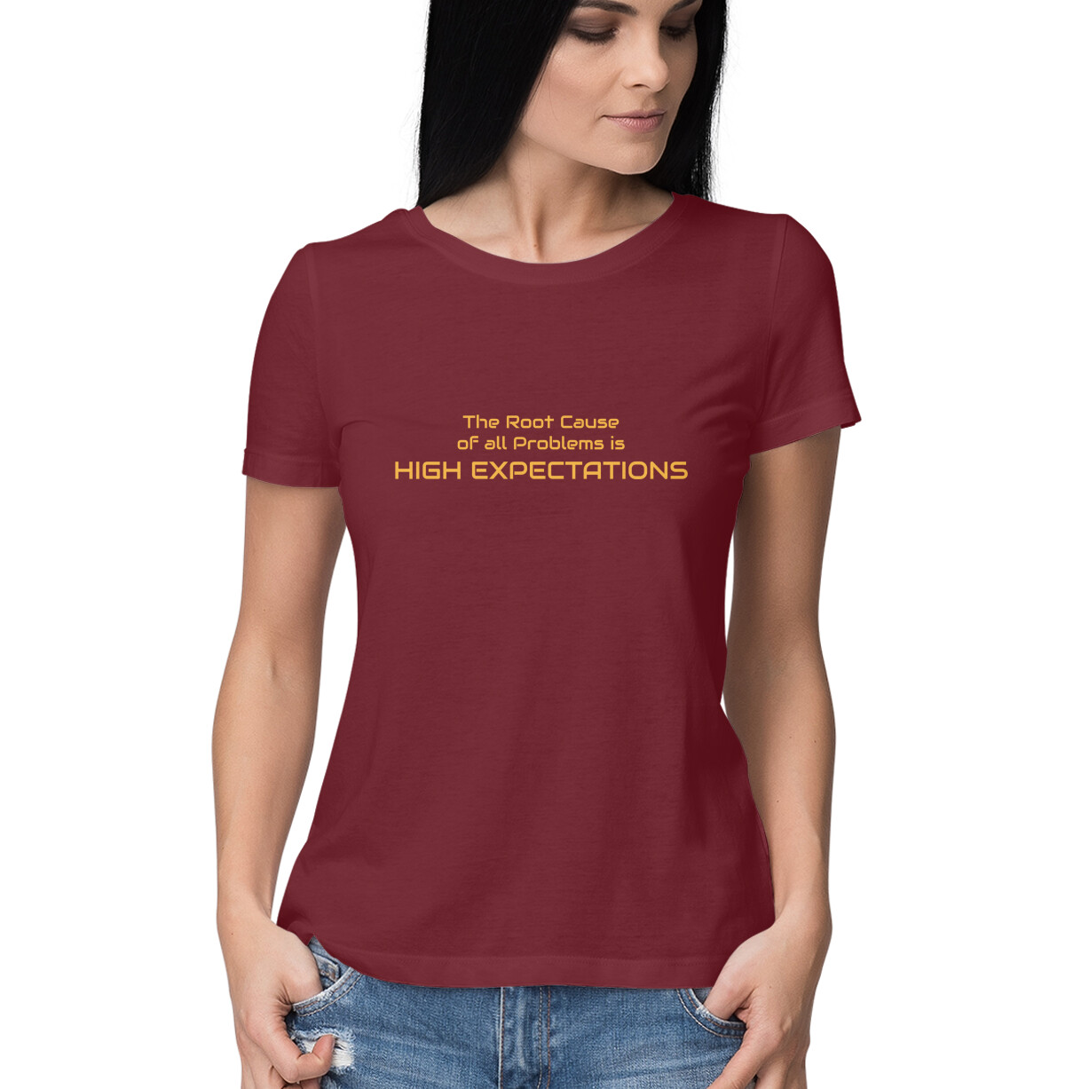 Womens T-Shirt The Root Cause of all Problems - Image 9