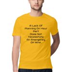 T-Shirt Lack of Planning