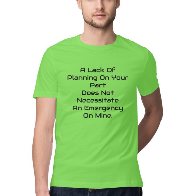 T-Shirt Lack of Planning - Image 9