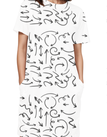 Arrows T Shirt dress